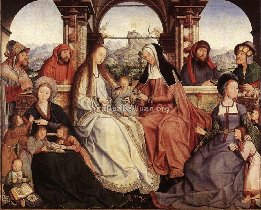 St Anne Altarpiece central panel - 昆汀·马西斯